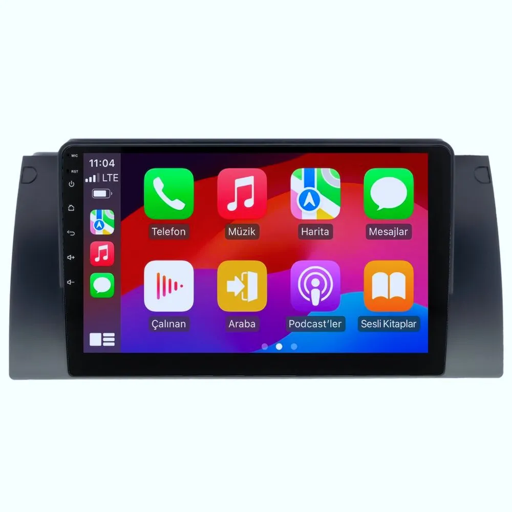 BMW E-39 1996-2004 10" Android Auto Apple CarPlay multimedya sistemi - Sultanbeyli Pendik Kartal montaj