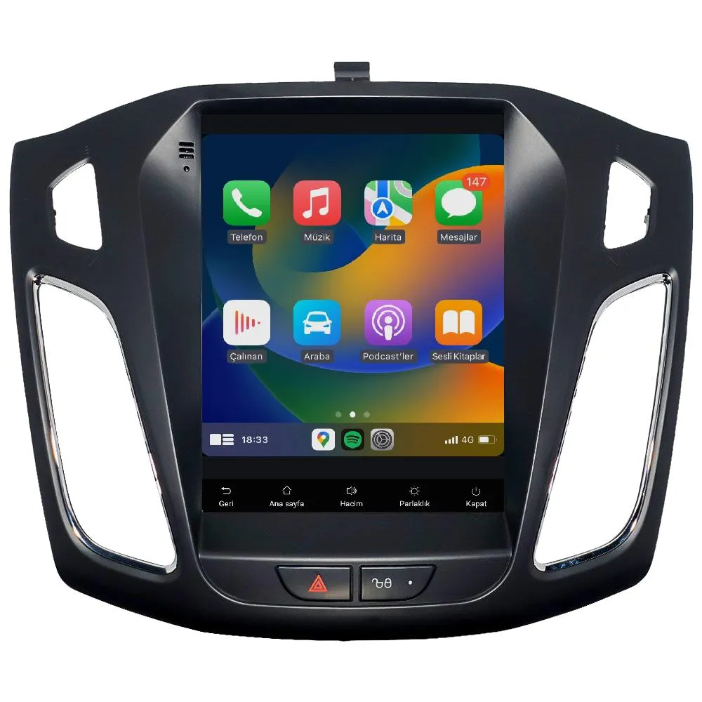 Ford Focus 3-4 2012-19 9.7" Android Auto Apple CarPlay multimedya sistemi - Sultanbeyli Pendik Kartal montaj