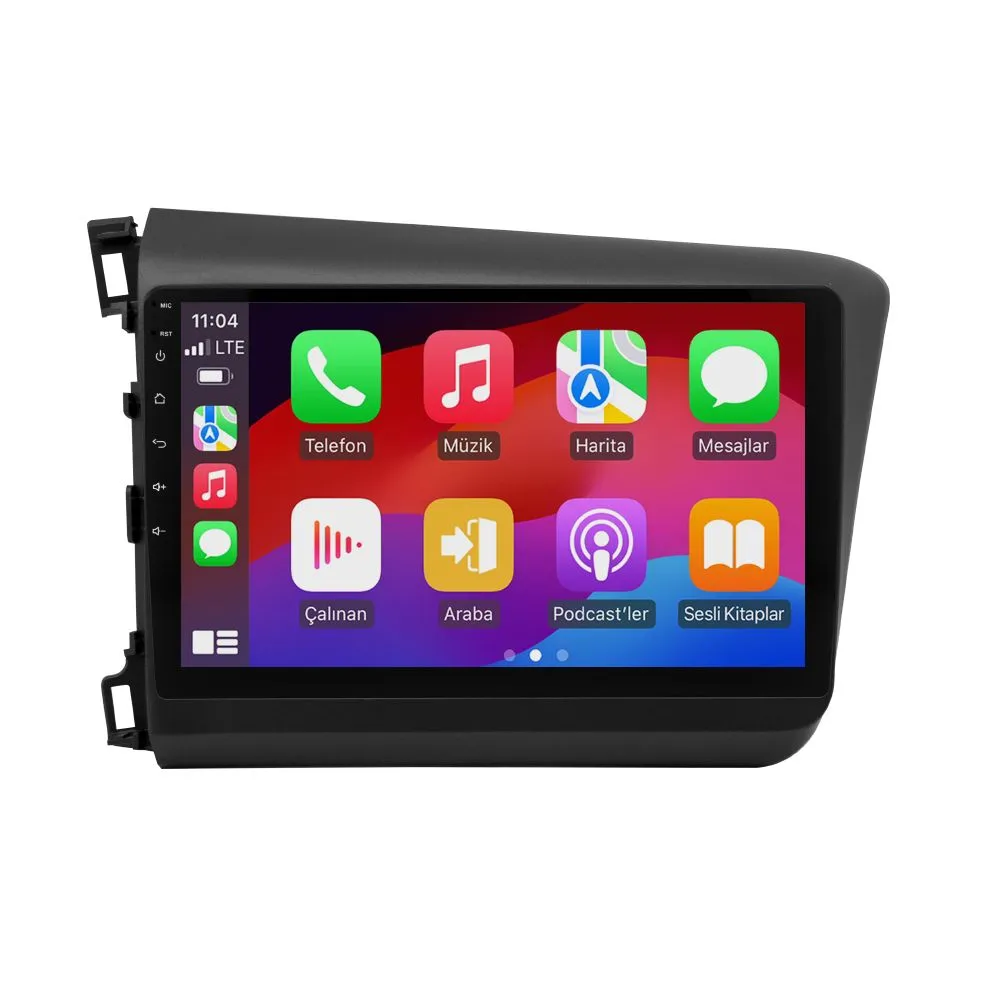 Honda Civic FB-7 2012-16 9" Android Auto Apple CarPlay multimedya sistemi - Sultanbeyli Pendik Kartal montaj